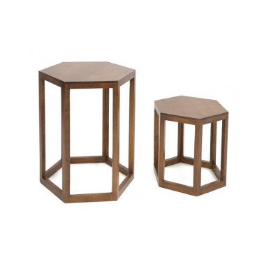 Set of 2 accent tables,...