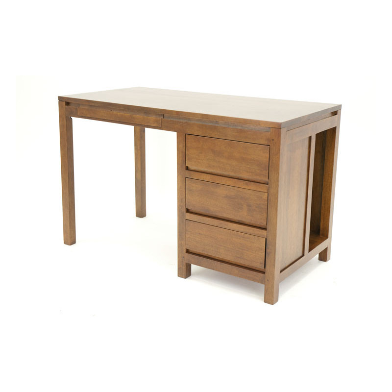 Snel shampoo Mevrouw Bureau / computertafel 3 laden Kleur Hevea#Browncm Materiaal hevea Dimensie 120x76x60 Snel shampoo Mevrouw Bureau / computertafel 3 laden Kleur Hevea#Browncm Materiaal hevea Dimensie 120x76x60