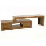 Low Tv cabinet made in 2 sliding parts
