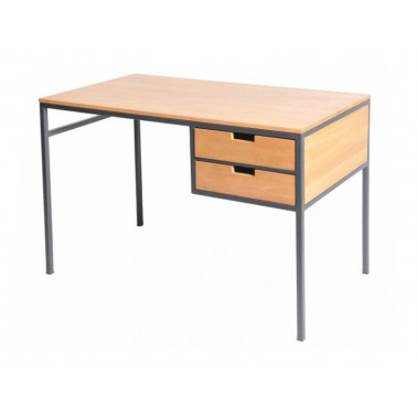 Desk with metal legs, 2...