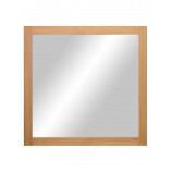 Mirror with hevea frame