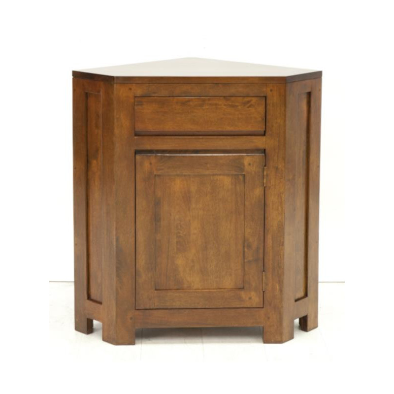 Corner storage cabinet 1 door & 1 drawer