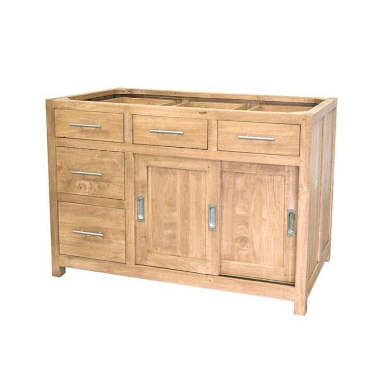 Kitchen cabinet 2 doors 5 drawers (without worktop)