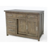 Kitchen cabinet 2 doors 5 drawers (wooden worktop)