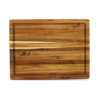 Large cutting board with groove