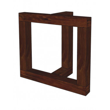 acacia wooden legs set T frame