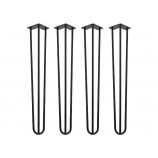 Set of 4 steel legs