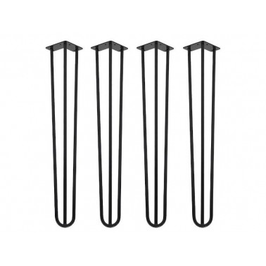 Set of 4 steel legs