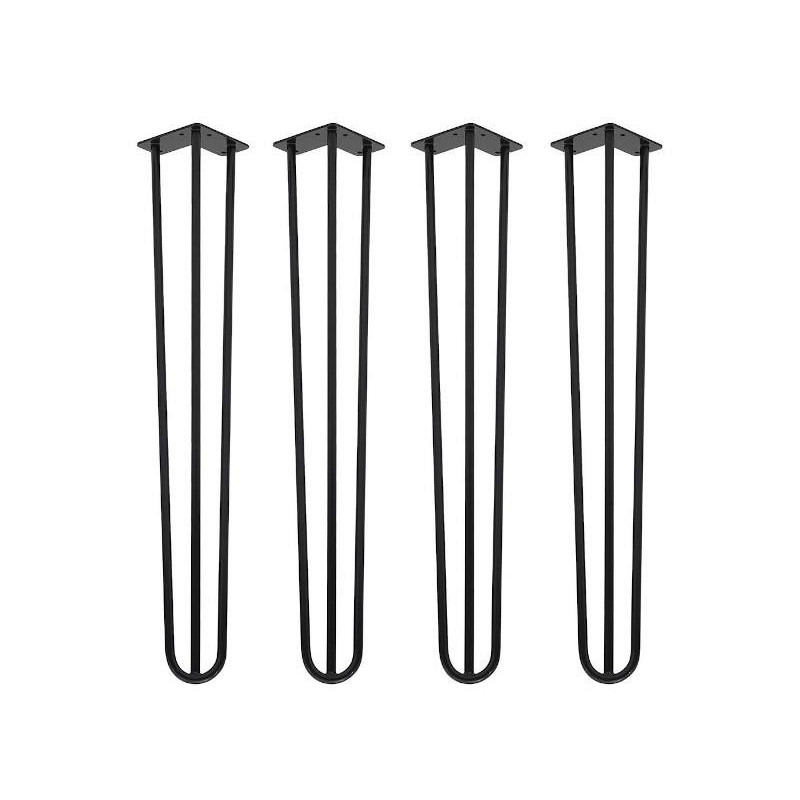 Set of 4 steel legs