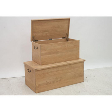 Simple chest in hevea (sold...