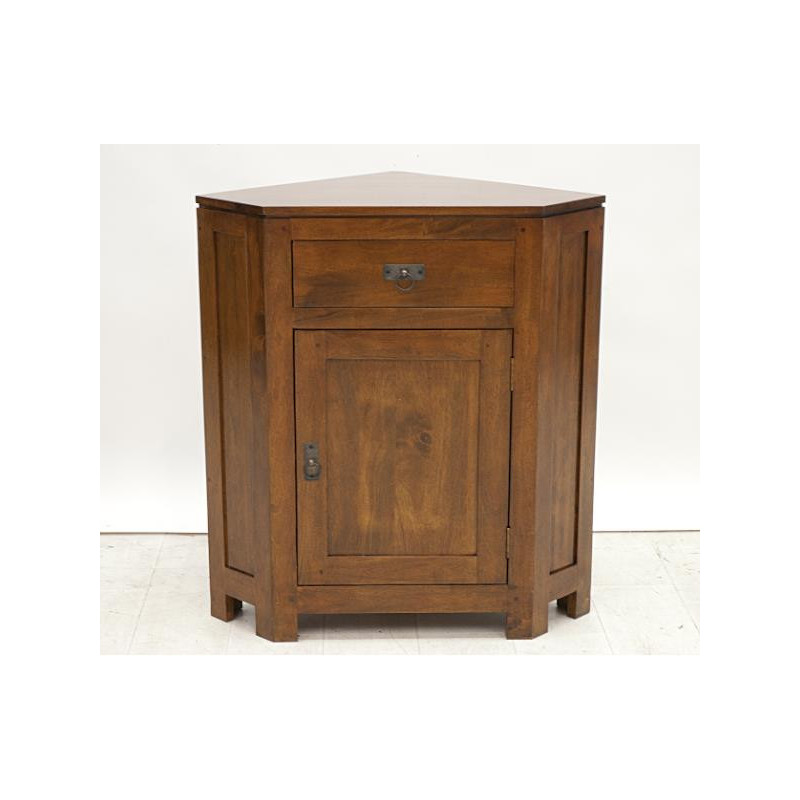 Corner cupboard with 1 door & 1 drawer