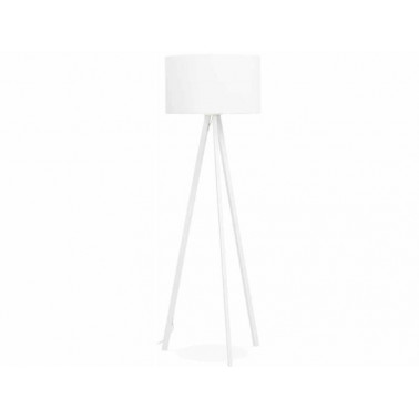 White designer floor lamp