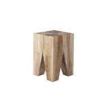 TOOTH   Teak Stool