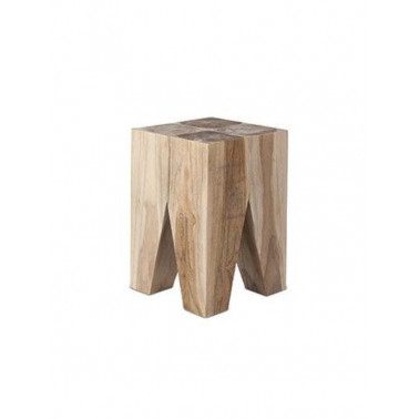 TOOTH   Teak Stool