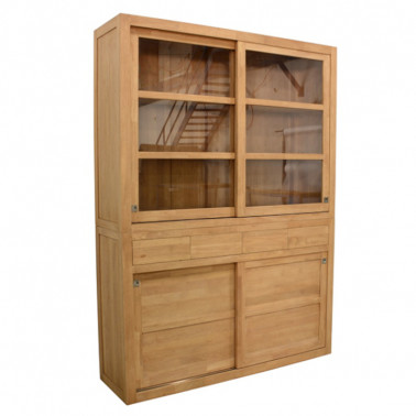 Dresser with 4 sliding doors