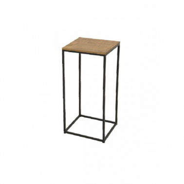 Squared console in metal...