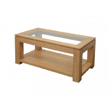 BENJI IIB | Low table 2 levels with glass top