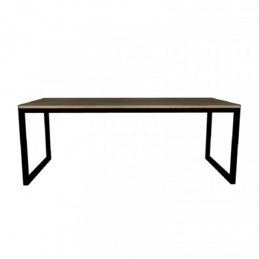 FINELI teak | Dining table with metal legs