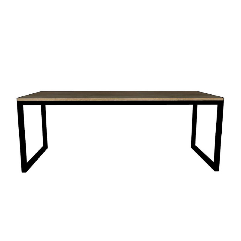 FINELI teak | Dining table with metal legs