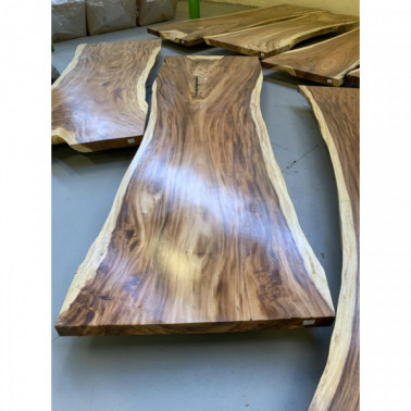 Acacia Slab for table top 387 x 125_100_120 cm Resin