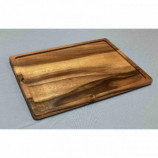 Cutting board with groove