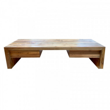 GINDO | Coffee table 2 drawers on sides