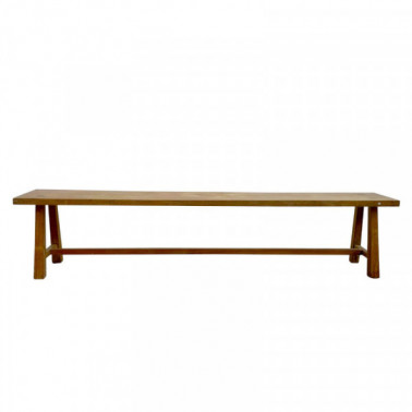 Refectory style bench in teak