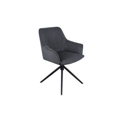 BLINIS | Swivel fabric chair