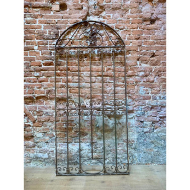 Antique Iron Grille Door