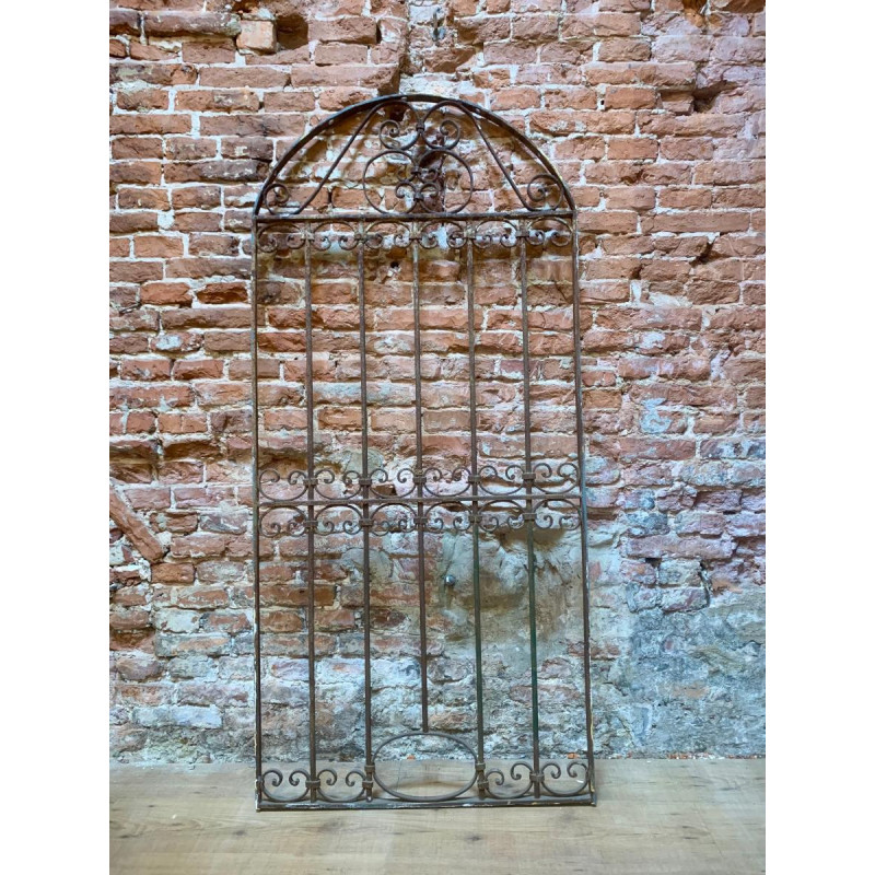 Antique Iron Grille Door