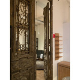 Antique Egyptian door in cedar's wood