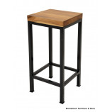 bar stool in acacia