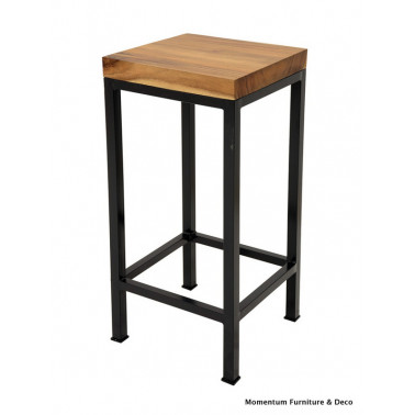 Tabouret en acacia