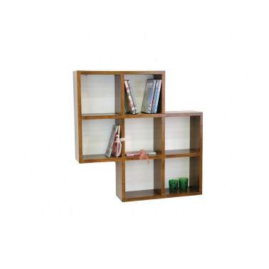 Wall rack, cubic design