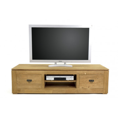 Laag TV|meubel, 2 lades