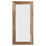 Teak frame w/ mirror