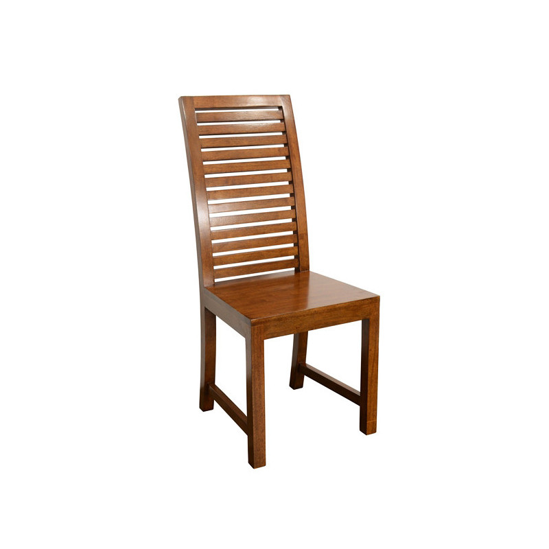 DURBAN Dining chair slats Color heveabrownCM Material hevea