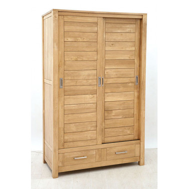 Wardrobe with 2 sliding doors