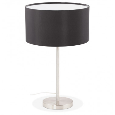 Table lamp in stainless steel