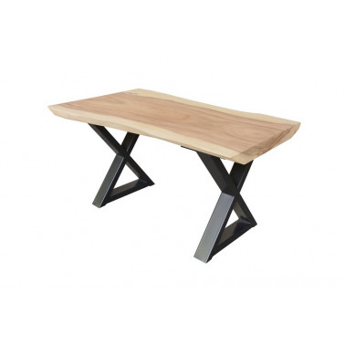 Table tranche acacia