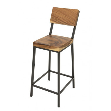 Bar chair acacia slab