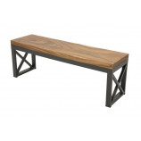 Bench in solid acacia