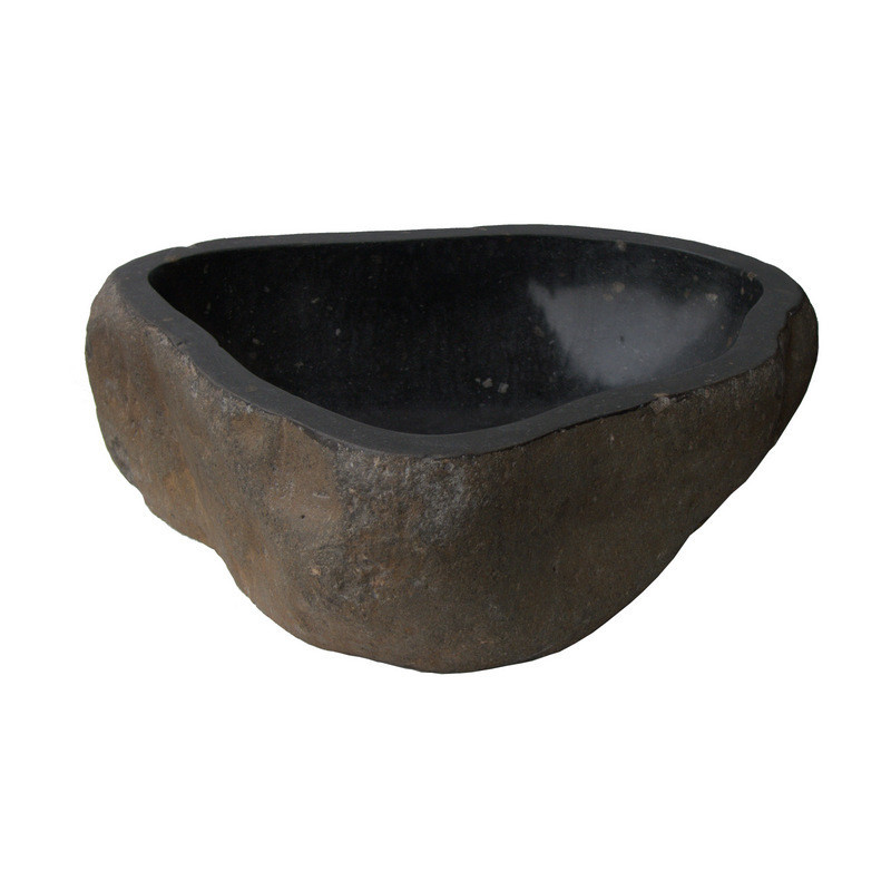 Wash basin in natural stone