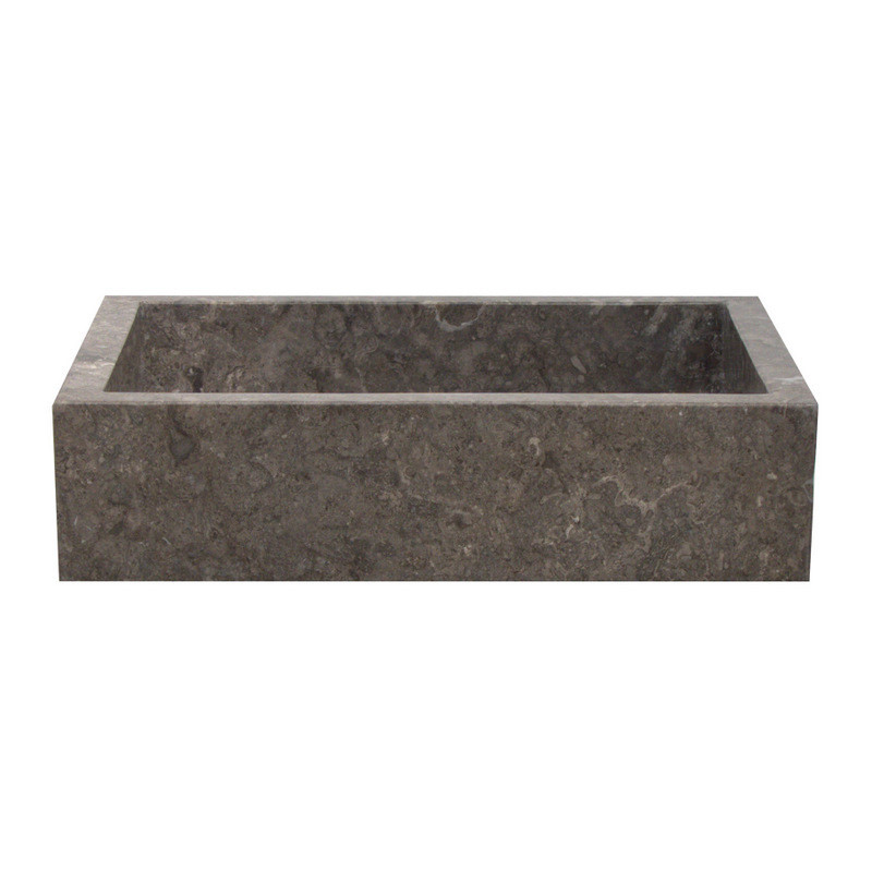 Rectangular shaped wash basin in marble