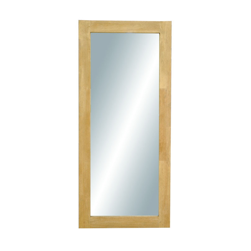 mirror with hevea frame