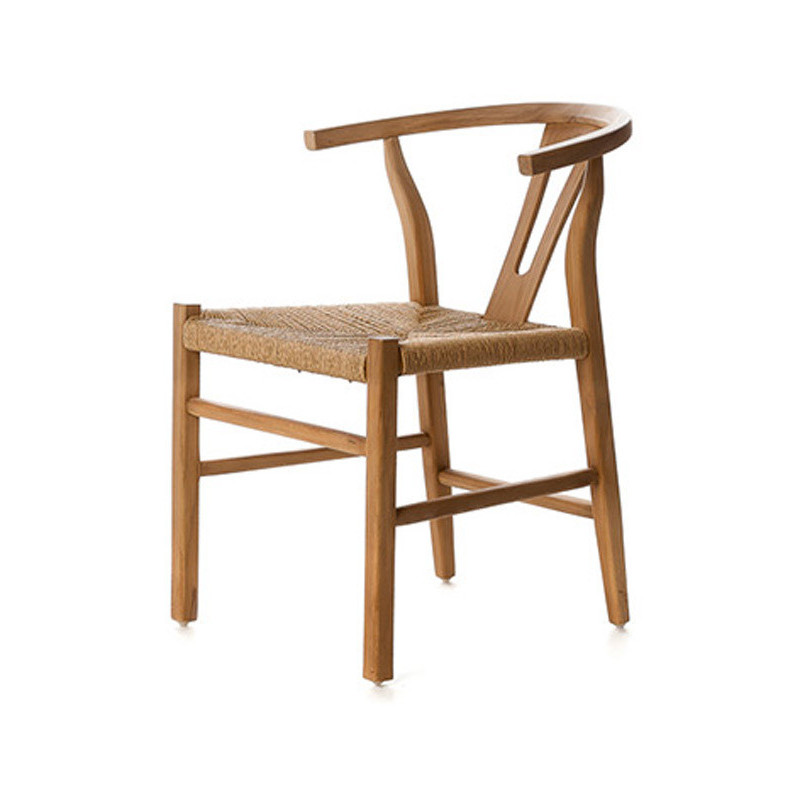 XENA Modern classic dining chair Color oldteaknatural Dimension na