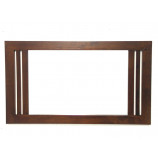 Mirror & solid wooden frame in hevea wood