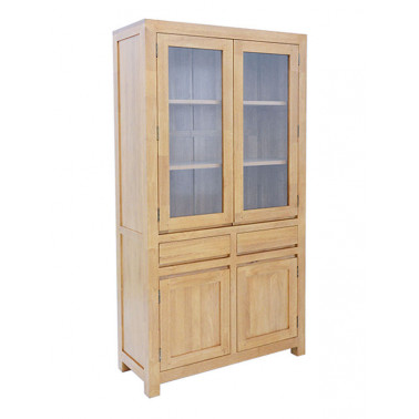 Glass cabinet, 4 doors & 2...