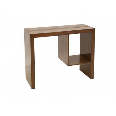 Console with asymmetric shelf