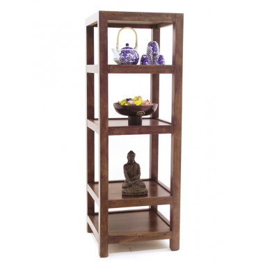 Column rack with 4 shelves